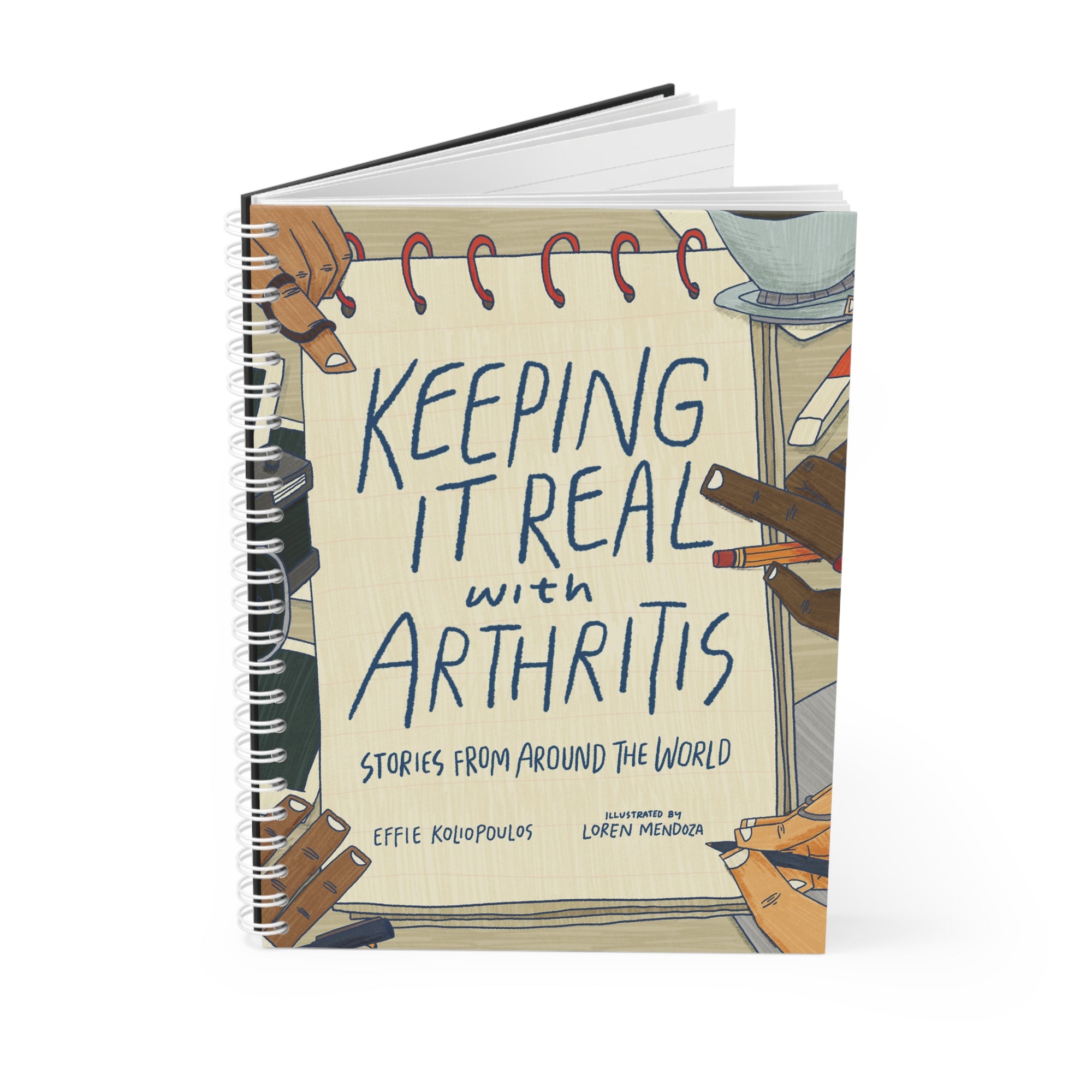 Keeping it Real with Arthritis Spiral Notebook