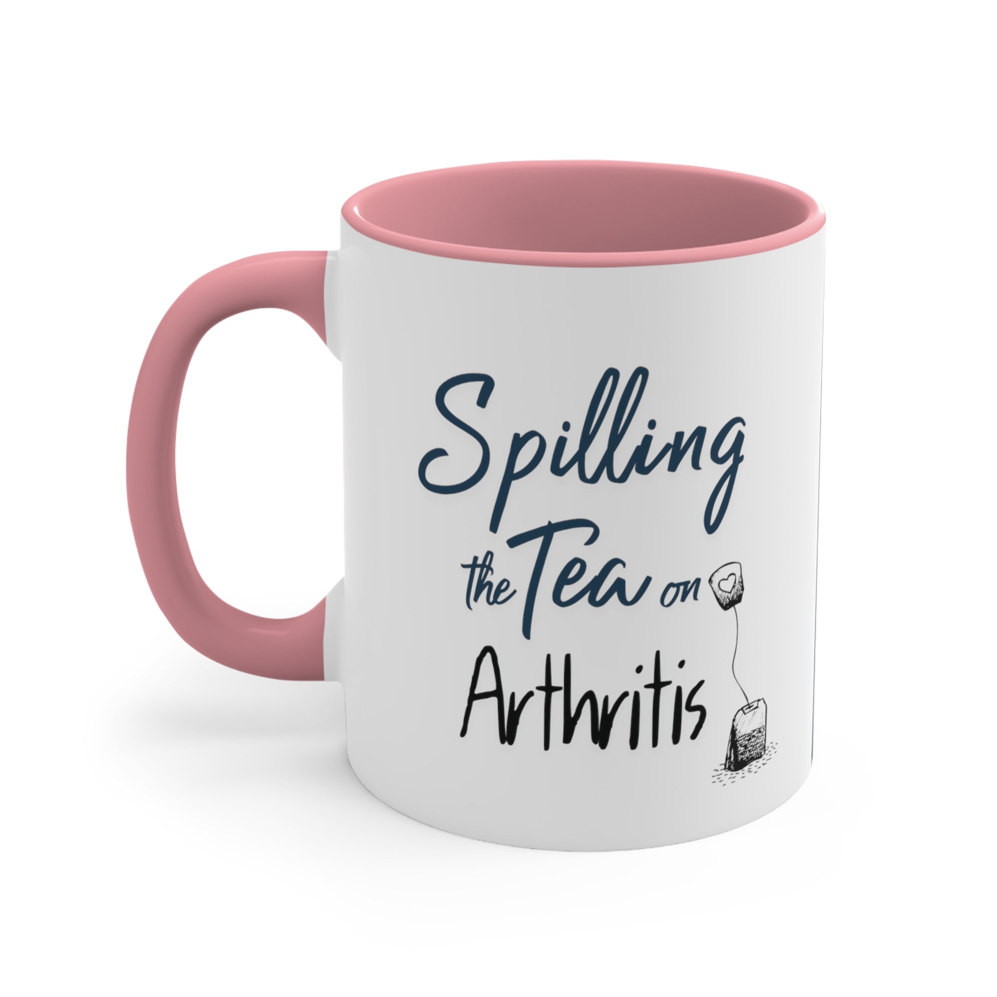 "Spilling the Tea on Arthritis" # 2 -11 oz. Two-Tone Mug