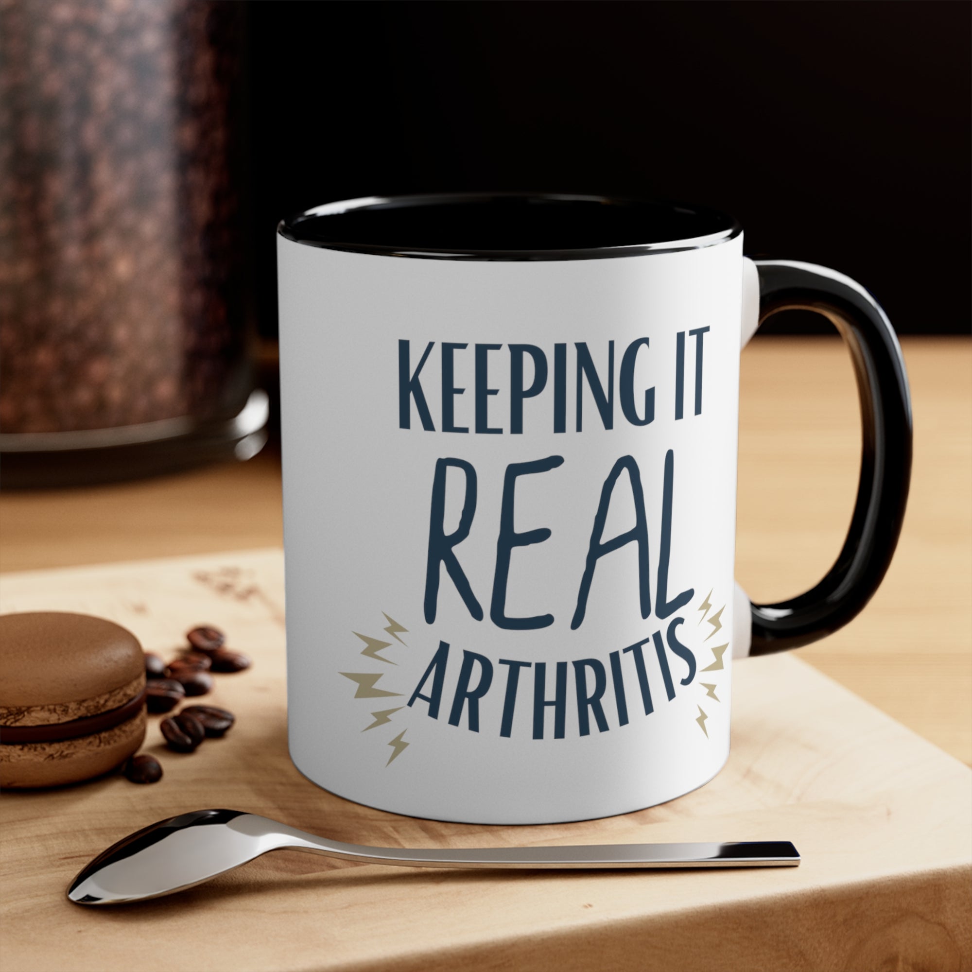 Keeping it Real with Arthritis - It Sucks 11 oz. Two-Tone Mug
