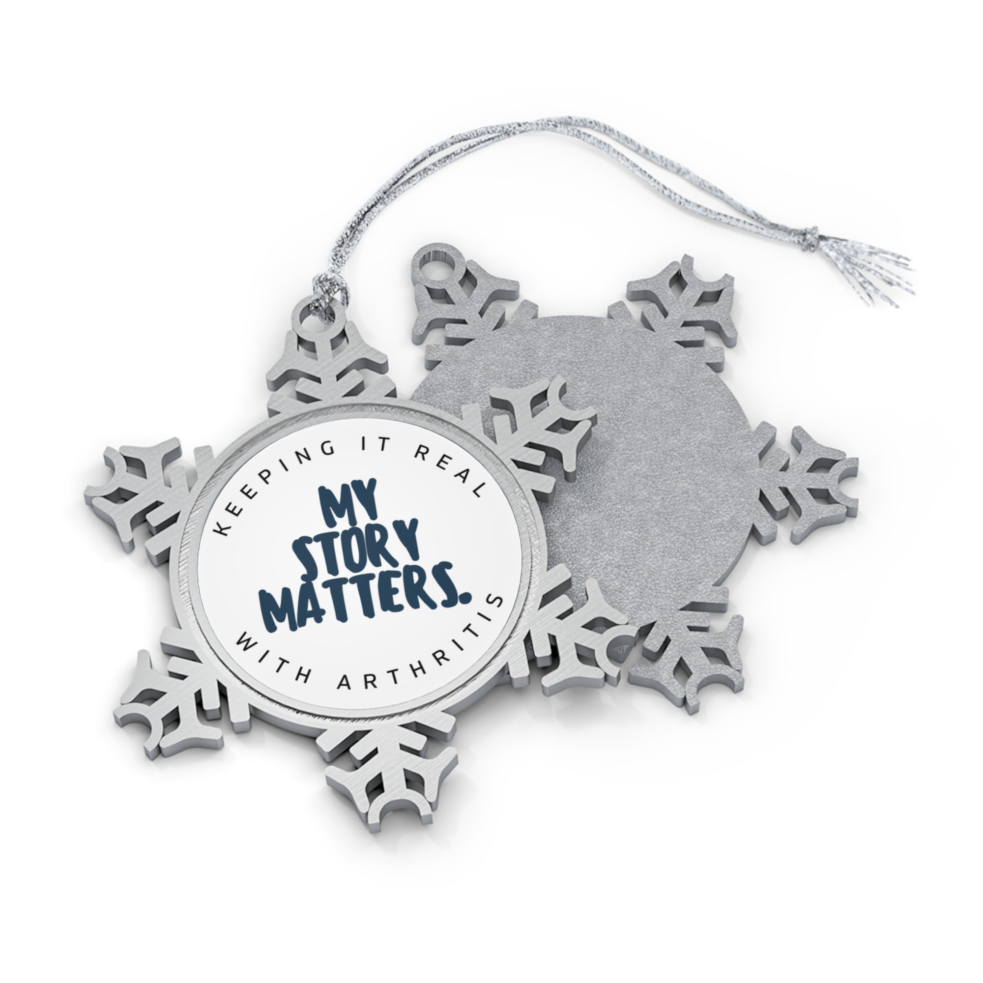 "My Story Matters." Arthritis - Snowflake Ornament