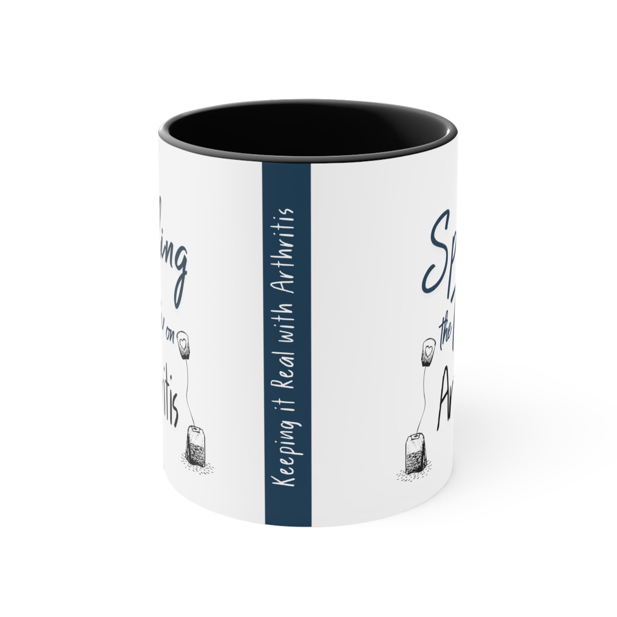 "Spilling the Tea on Arthritis" # 2 -11 oz. Two-Tone Mug