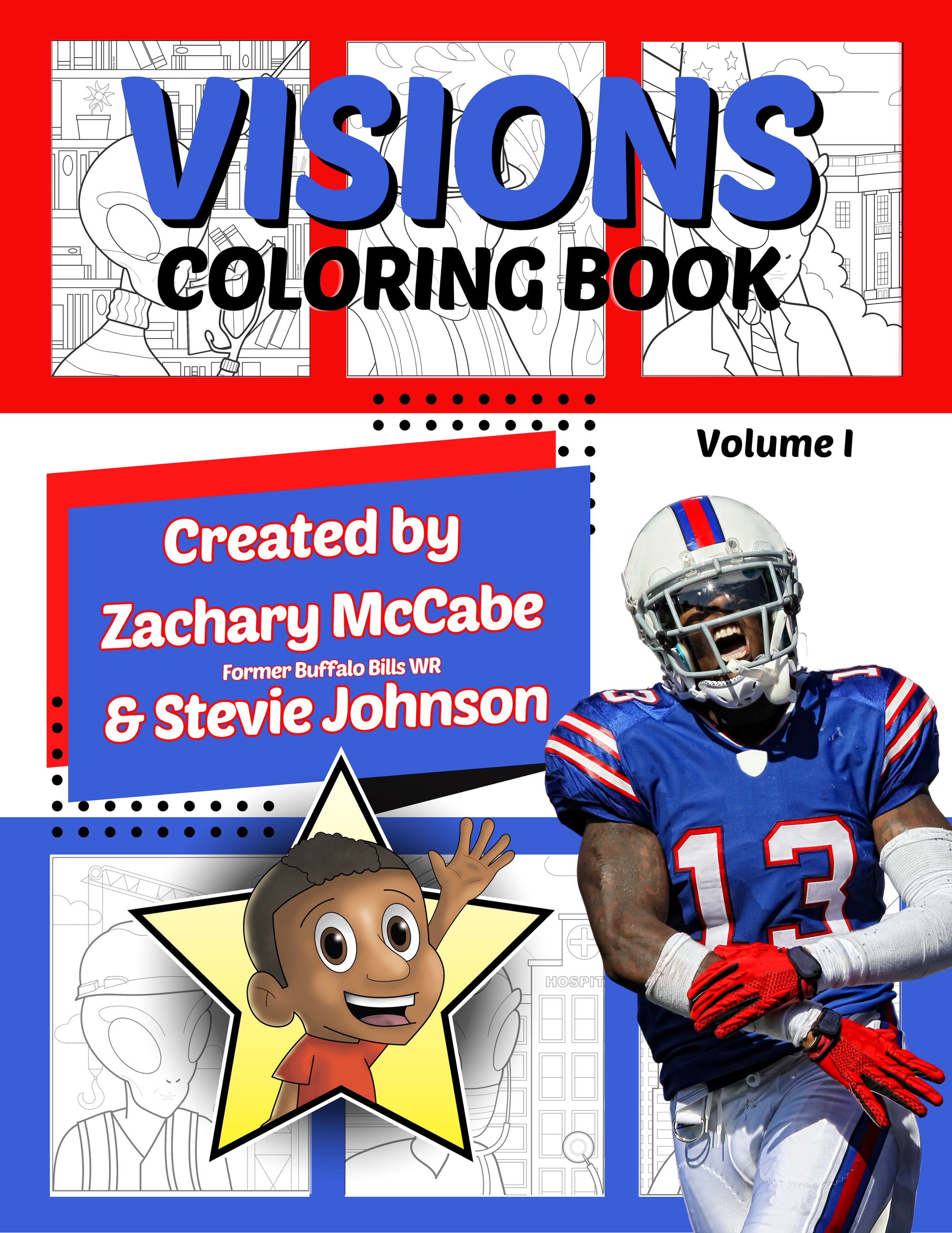 Visions: Volume 1 (Coloring Book)