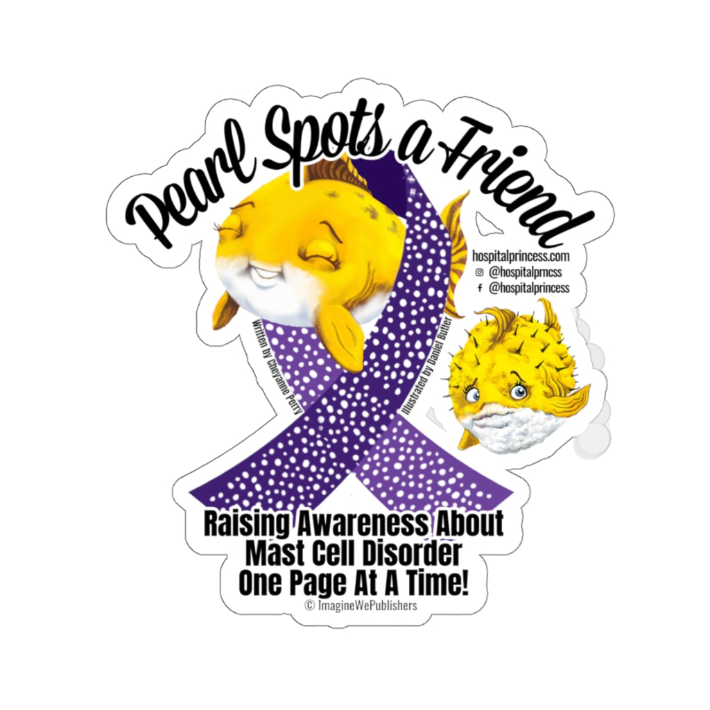 Pearl Spots a Friend MCAS Sticker - ImagineWe Publishers