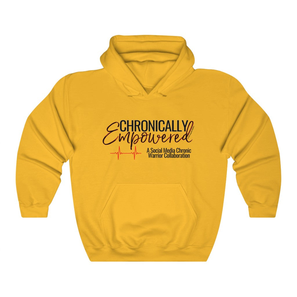 Chronically Empowered Unisex Hoodie (Red Outline) - ImagineWe Publishers