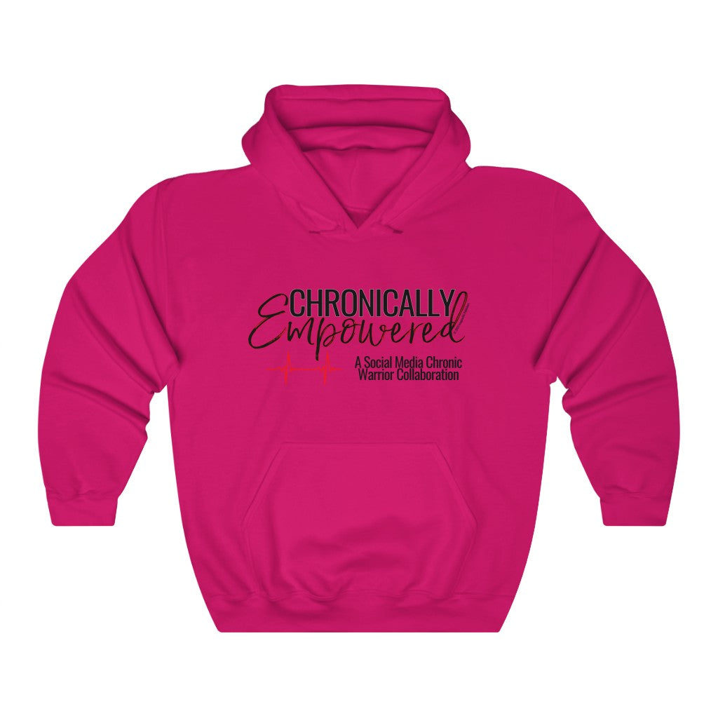 Chronically Empowered Unisex Hoodie (Red Outline) - ImagineWe Publishers