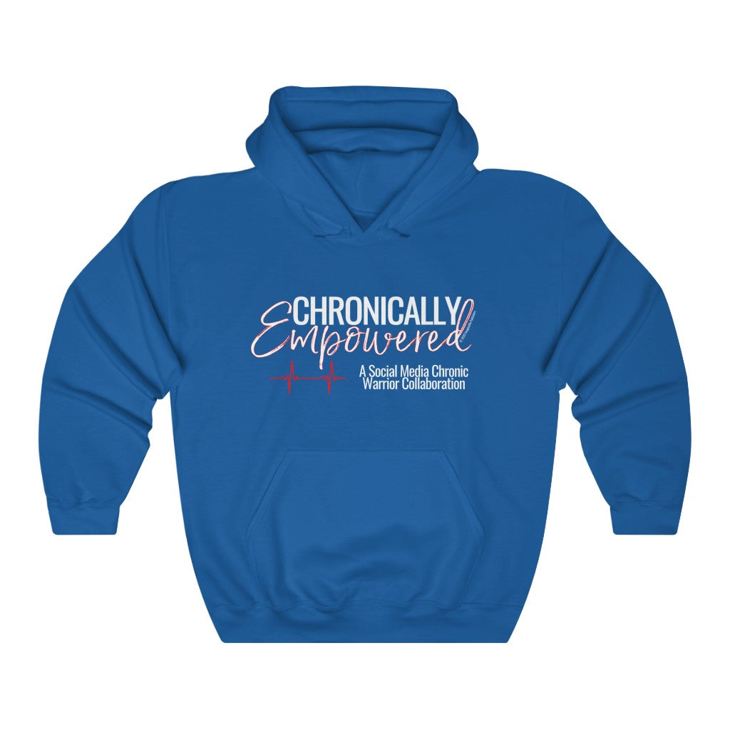 Chronically Empowered Unisex Hoodie (Red Outline) - ImagineWe Publishers