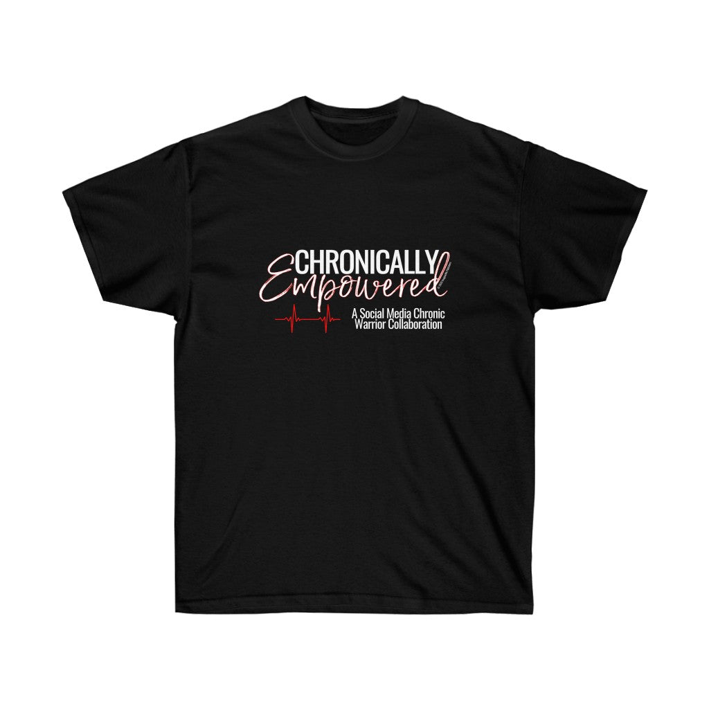 Chronically Empowered Unisex Tee (Red Outline) - ImagineWe Publishers