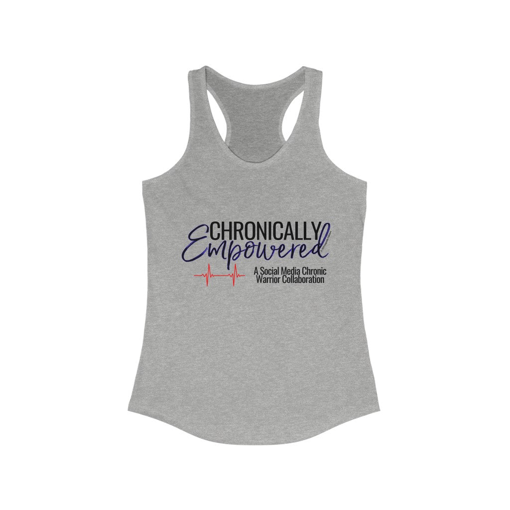 Chronically Empowered Tank Top (Blue Outline) - ImagineWe Publishers