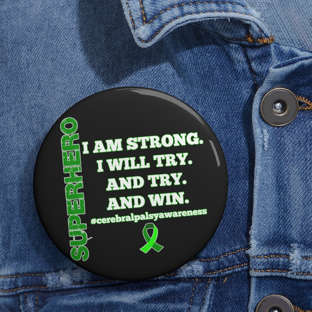 Cerebral Palsy Awareness Pin Button - ImagineWe Publishers