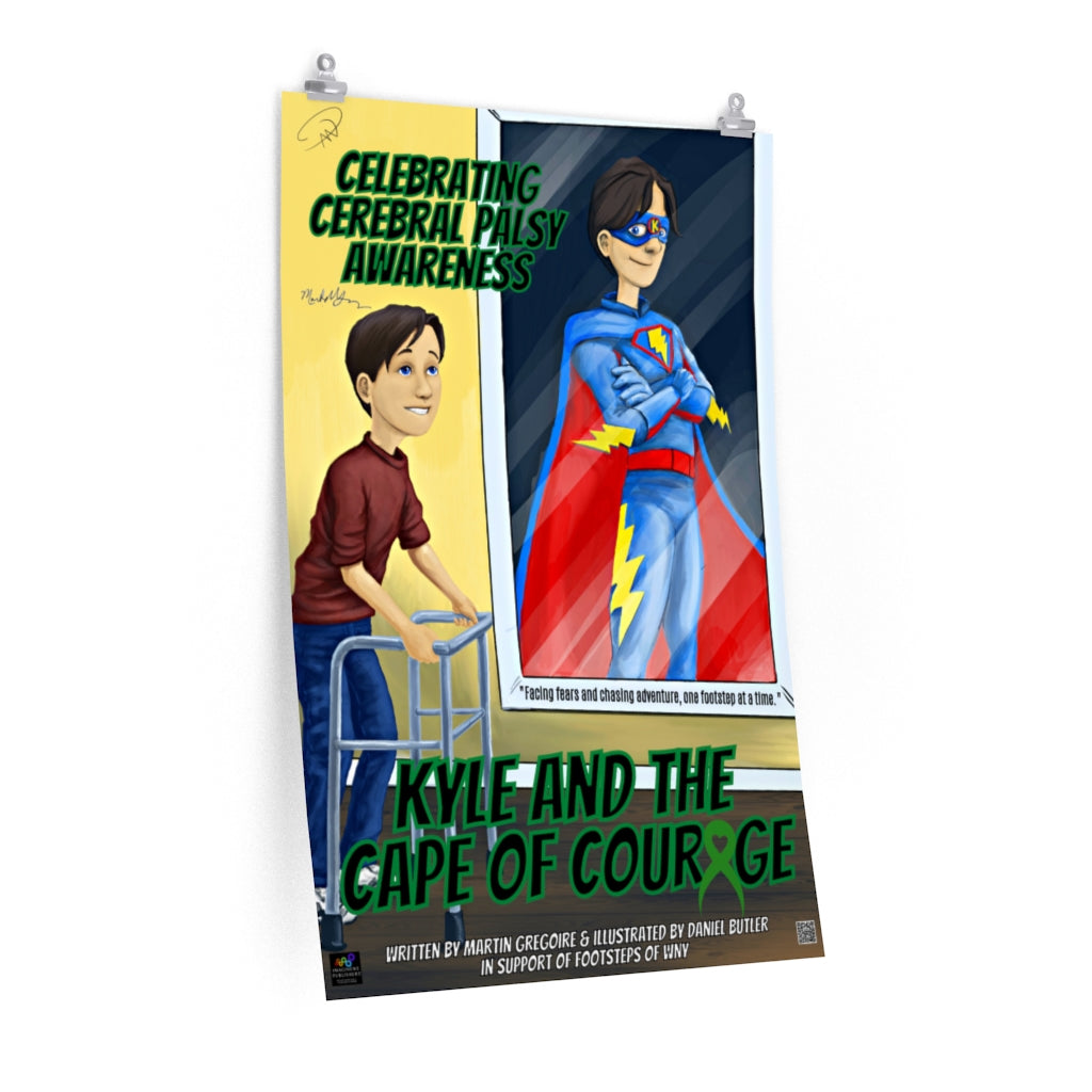 AUTOGRAPHED Kyle & the Cape of Courage Wall Poster - ImagineWe Publishers