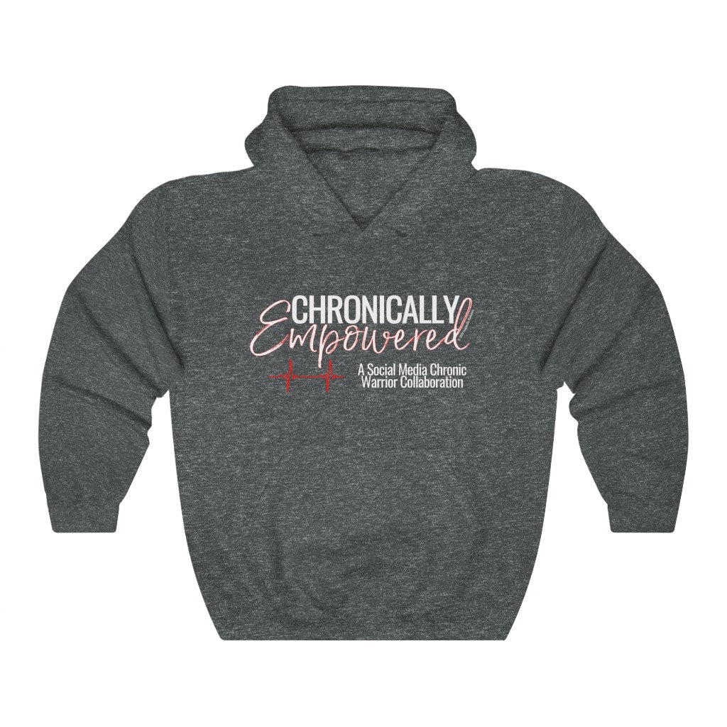 Chronically Empowered Unisex Hoodie (Red Outline) - ImagineWe Publishers