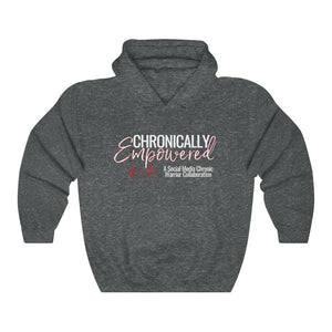Chronically Empowered Unisex Hoodie (Red Outline) - ImagineWe Publishers