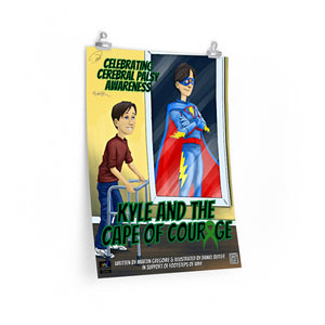 AUTOGRAPHED Kyle & the Cape of Courage Wall Poster - ImagineWe Publishers