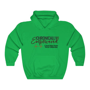 Chronically Empowered Unisex Hoodie (Red Outline) - ImagineWe Publishers