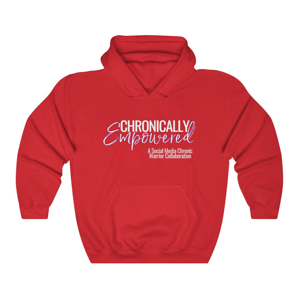 Chronically Empowered Unisex Hoodie (Blue Outline) - ImagineWe Publishers