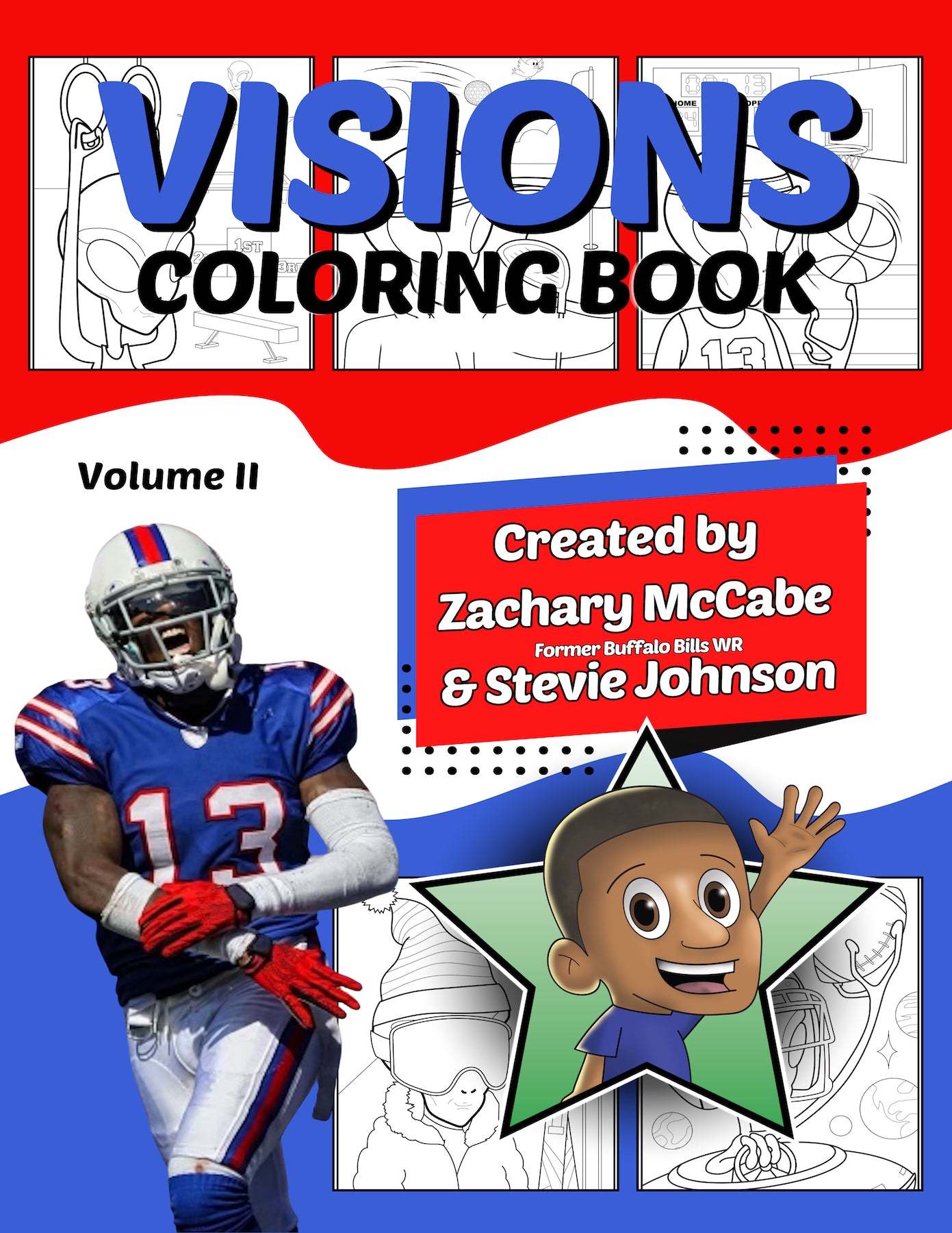 Visions: Volume 2 (Coloring Book)