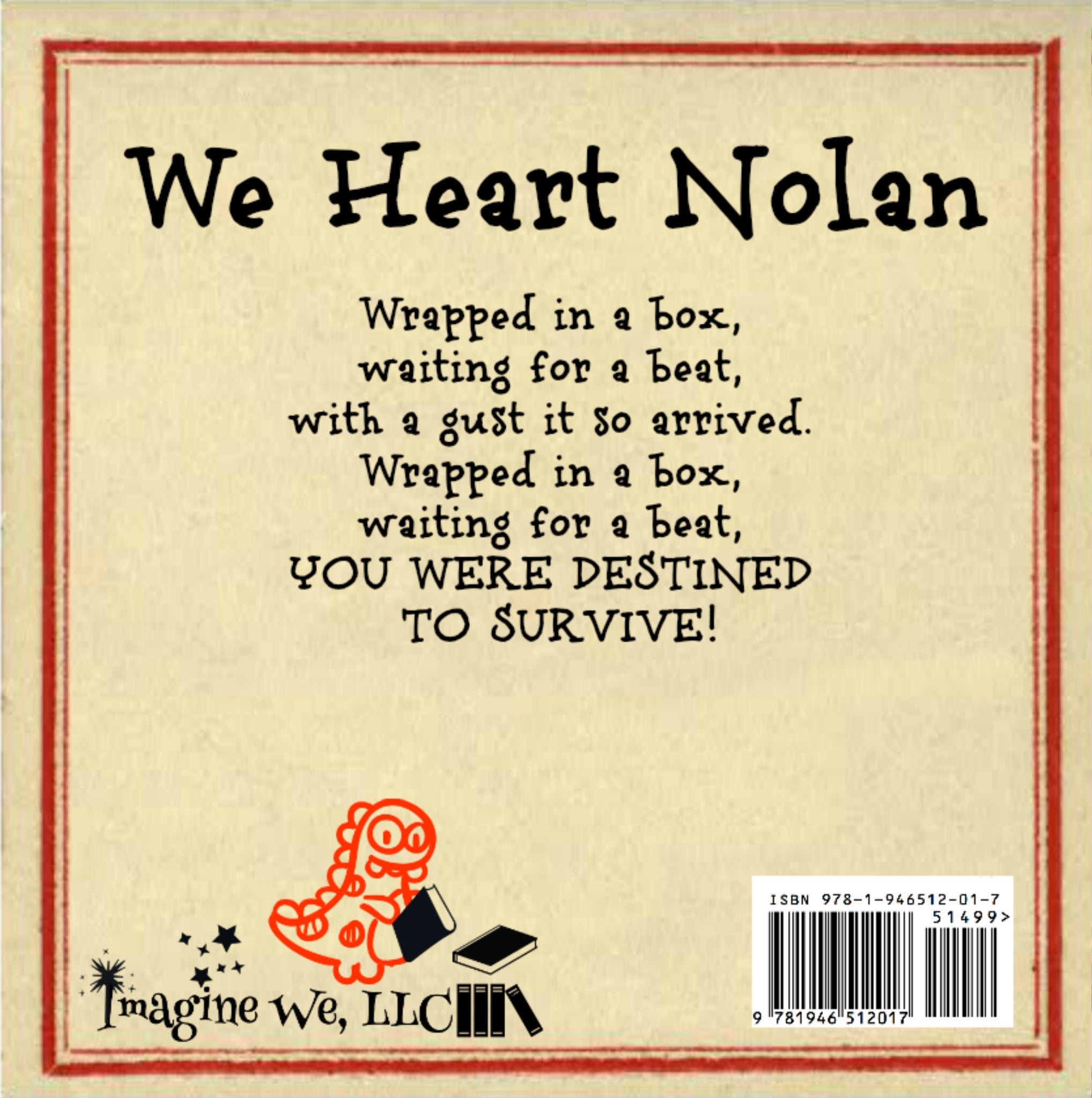 We Heart Nolan - 2nd EDITION COMING SOON - ImagineWe Publishers