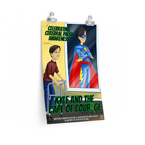 AUTOGRAPHED Kyle & the Cape of Courage Wall Poster - ImagineWe Publishers