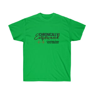 Chronically Empowered Unisex Tee (Red Outline) - ImagineWe Publishers