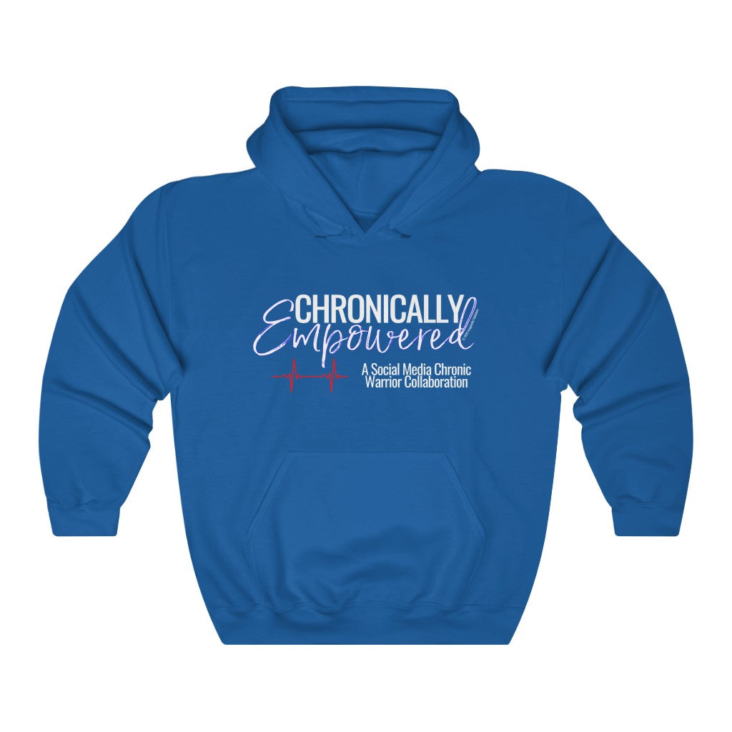 Chronically Empowered Unisex Hoodie (Blue Outline) - ImagineWe Publishers