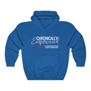 Chronically Empowered Unisex Hoodie (Blue Outline) - ImagineWe Publishers
