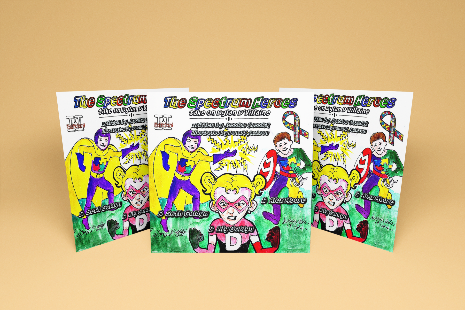 The Spectrum Heroes Take on Dylan D'Villaine AUTHOR COPIES